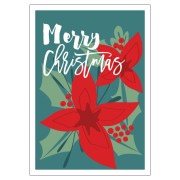 CP348 Festive Poinsettia - Printed